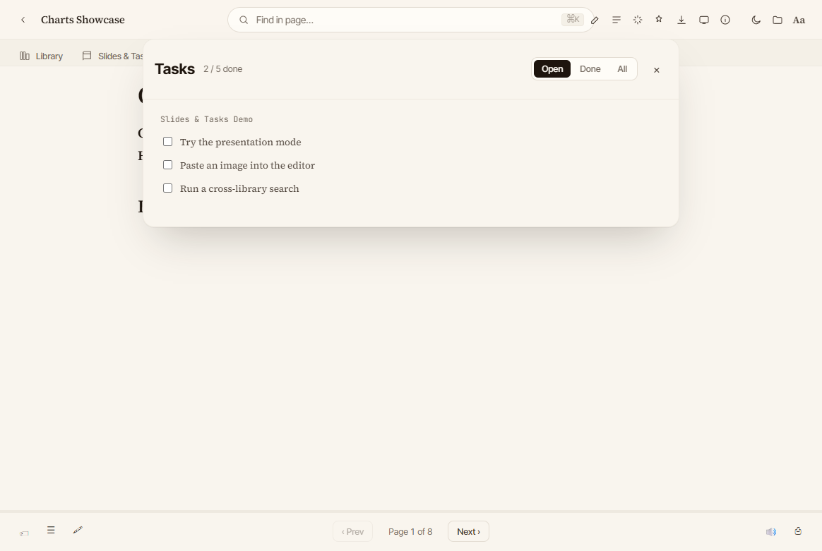 MD Reader - a private Markdown reader, library & editor